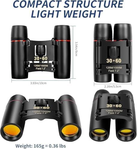 Portable mini folding bird watching binoculars — photo 4