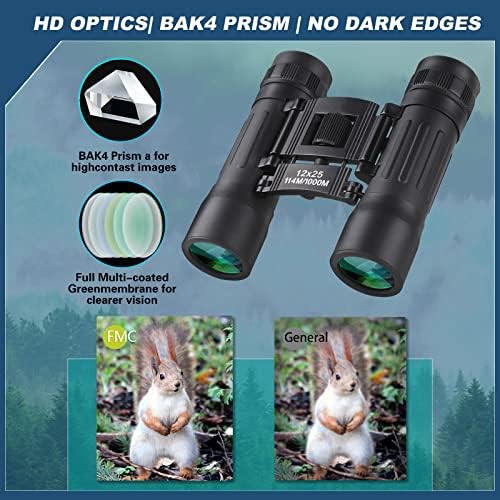 Mini compact binoculars with twelve magnification — photo 4