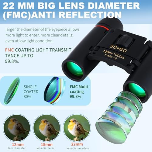 Compact foldable binoculars for theater — photo 3