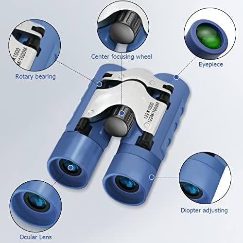 Blue compact binoculars with low light vision — photo 4