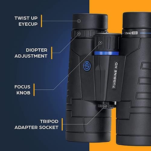 Turbine HD roof prism binoculars for hunting — photo 3