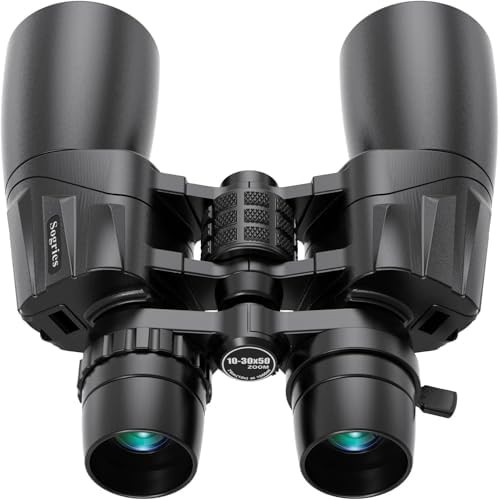 Variable zoom high power binoculars