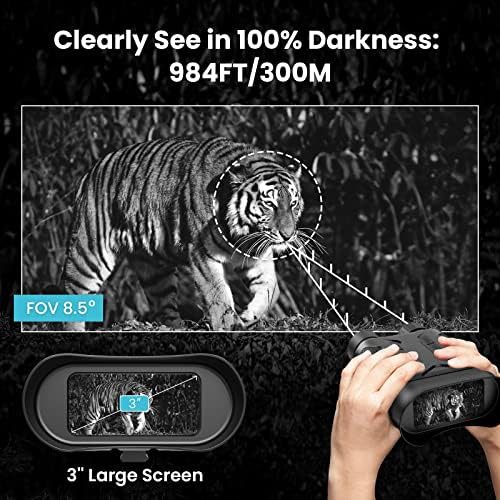 Digital night vision goggles with large screen — photo 4