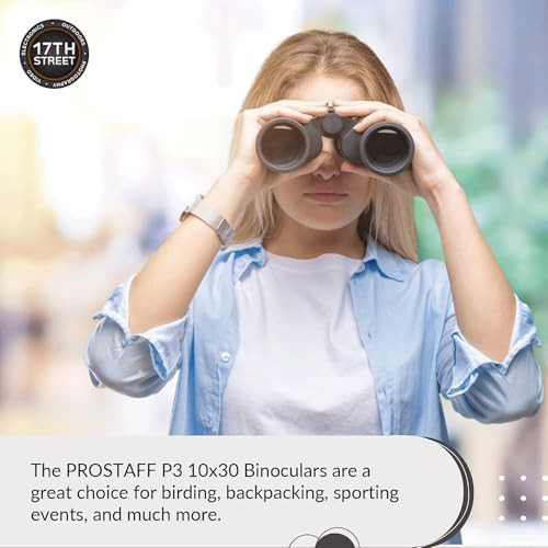 Prostaff p3 travel binoculars with flashlight 10x30 — photo 4