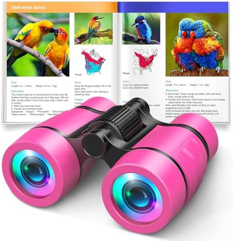 Pink binoculars for young girls