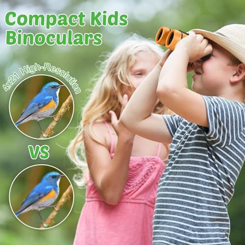 Eight set kids shockproof folding binoculars — photo 4
