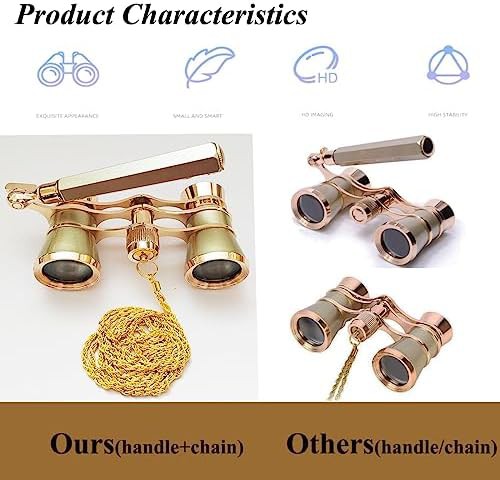 Yongliang Wei 3x25 gold opera glasses — photo 4