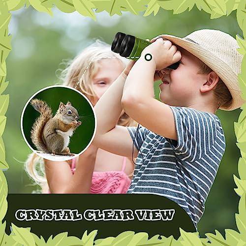 Bulk green educational binoculars with string — photo 5
