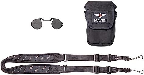 Maven B.7 10x25 compact ED binocular in grey and orange — photo 5