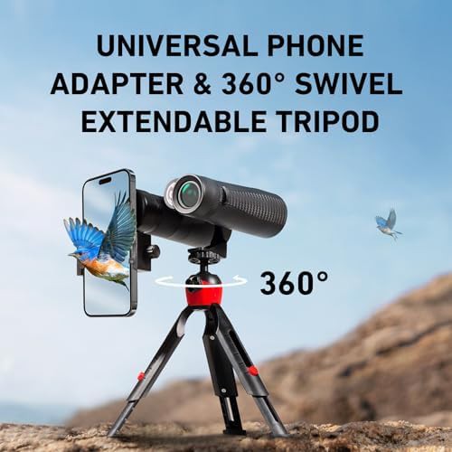 High powered HD binoculars with phone adapter — photo 3