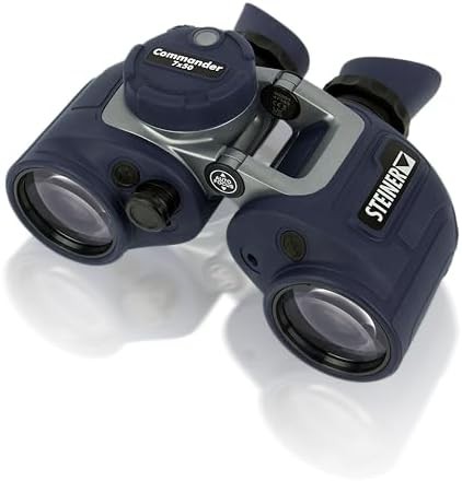 Commander 7x50 marine binoculars with integrated compass