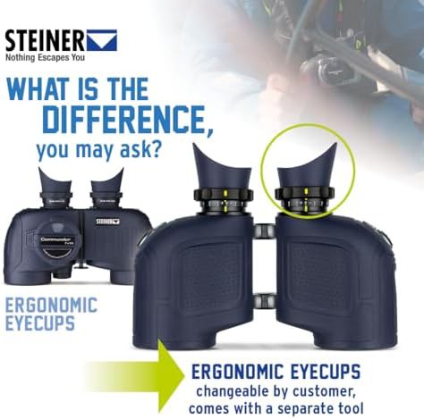 Commander 7x50 marine binoculars with integrated compass — photo 5