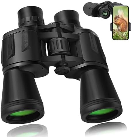 Black high power waterproof binoculars