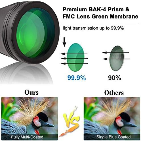Black high power waterproof binoculars — photo 3