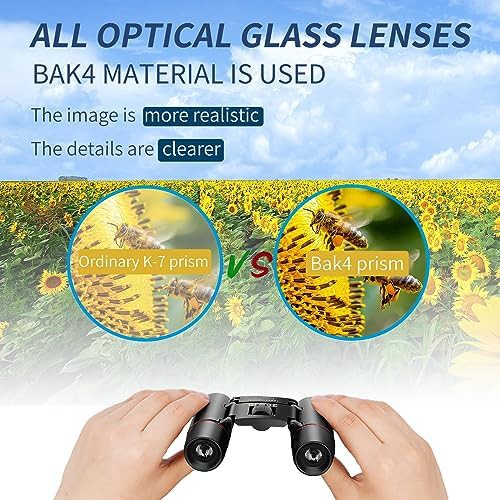 Mini portable folding pocket binoculars — photo 5