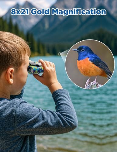 Mini eightfold binoculars for kids and adults — photo 5