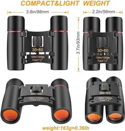 Mini pocket folding travel binoculars — photo 4