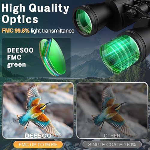 Deesoo 20x52 high powered binoculars for adults — photo 4