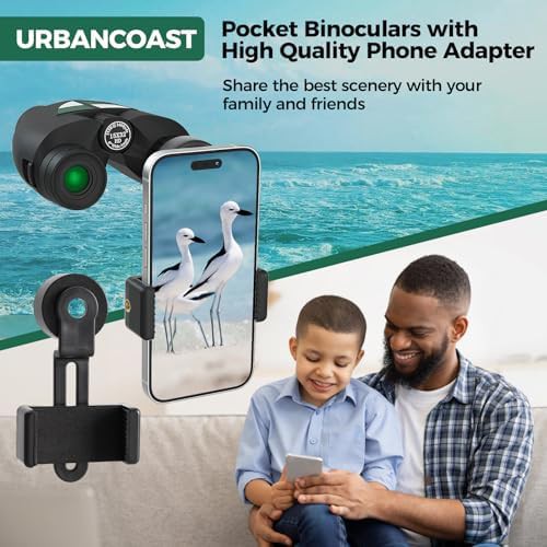 Compact high power binoculars with phone adapter — photo 4