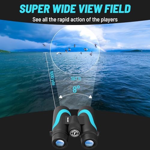 Tinllaans HD navy blue wide angle binoculars — photo 4