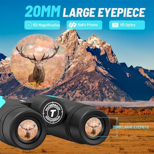 Tinllaans HD navy blue wide angle binoculars — photo 5