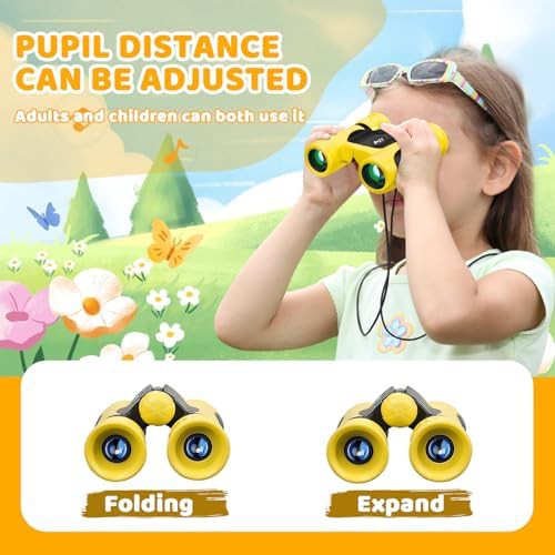 Yellow shockproof binoculars for children — photo 3