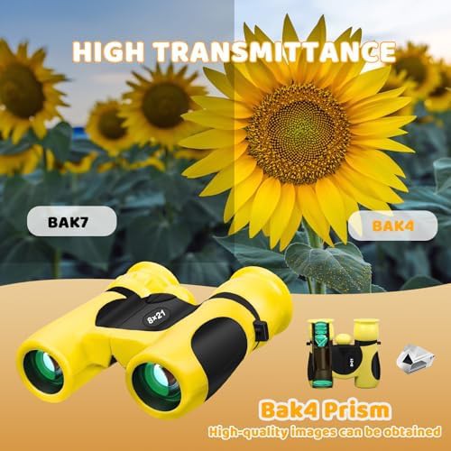 Yellow shockproof binoculars for children — photo 5