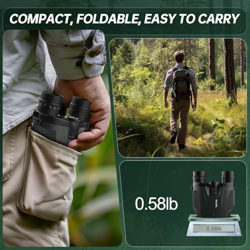 Small Compact Zoom Hiking Binoculars — photo 4