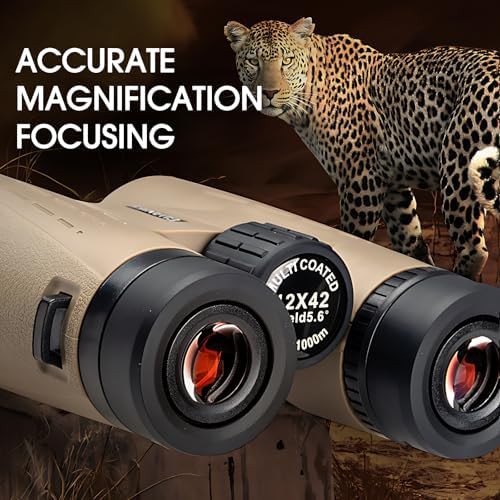 Mud brown 12x42 high power binoculars — photo 4