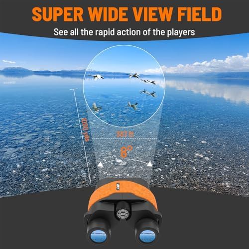 Orange compact binoculars for bird watching — photo 5