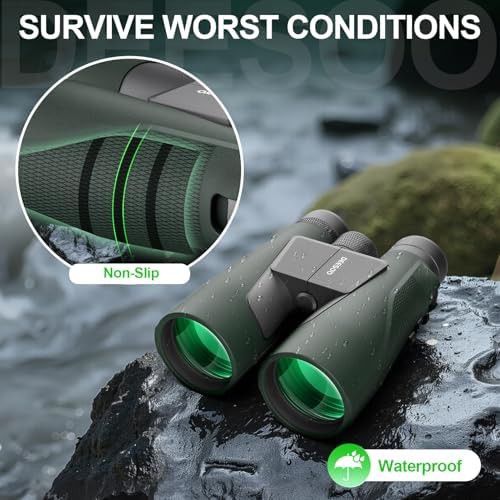 Deesoo 15x56 easy focus green binoculars — photo 5