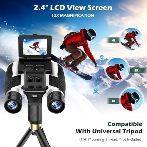 Digital camera binoculars with 2.4 inch screen — photo 4