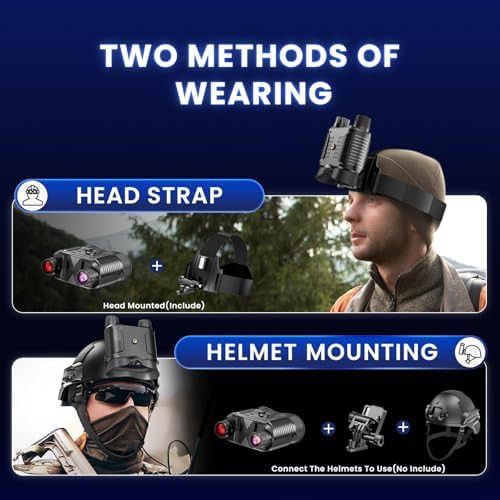 Head mounted night vision goggles 8x — photo 4