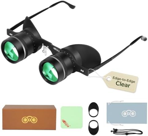 Wearable 3x opera glasses for theater