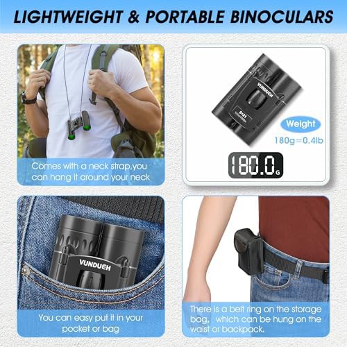 Mini waterproof high powered binoculars for hunting — photo 5