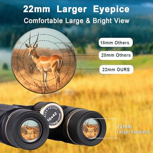 Waterproof HD binoculars with rubber armor — photo 3