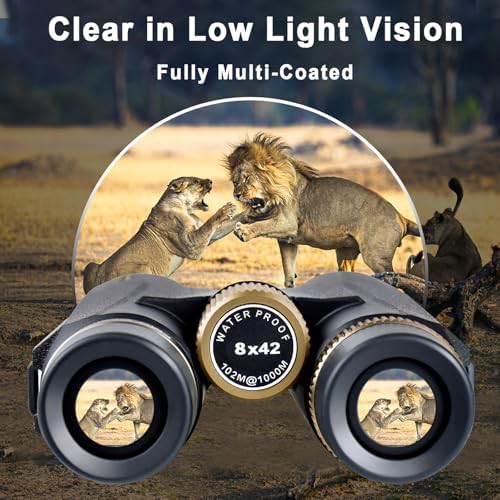 HD roof prism binoculars with phone adapter — photo 4