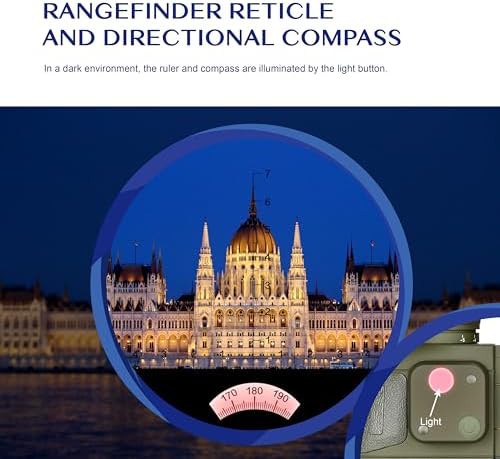 Waterproof 10x50 marine binoculars with compass and rangefinder — photo 4