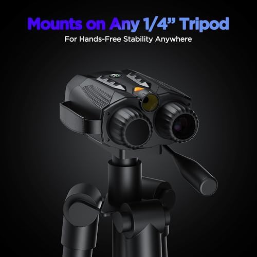 Tactical 4k night vision binoculars with camera — photo 3