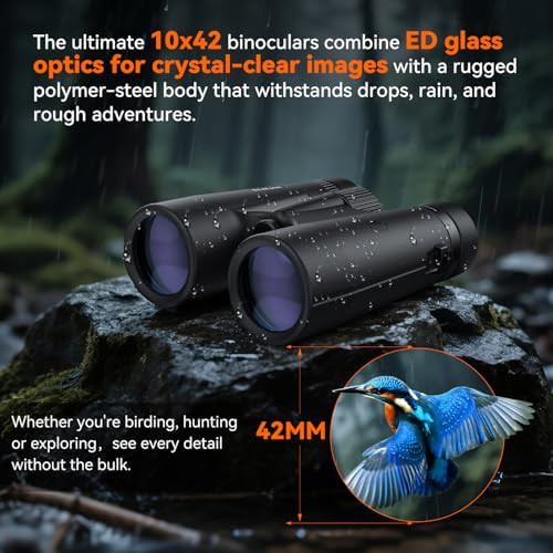 ED glass high powered binoculars for adults — photo 5