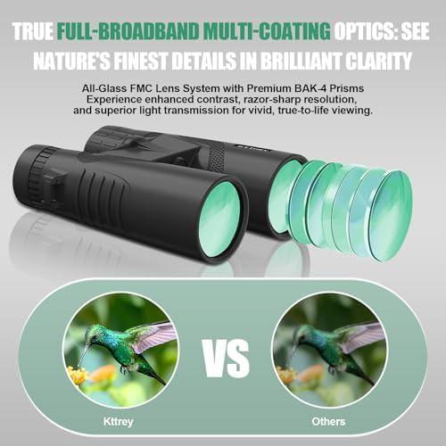 Waterproof binoculars with BAK4 prism 10x42 — photo 3