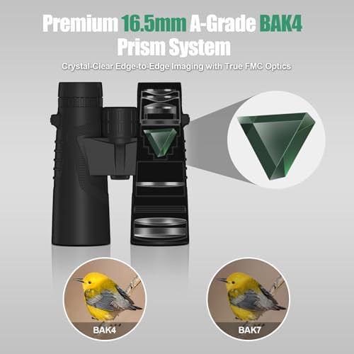 Waterproof binoculars with BAK4 prism 10x42 — photo 4