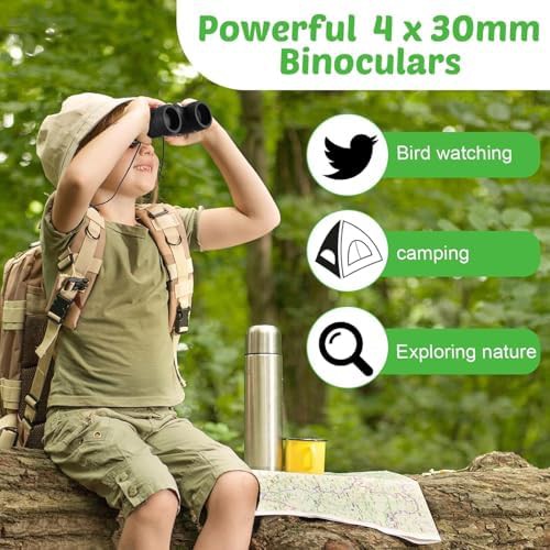 Sixteen set kids shockproof folding binoculars — photo 5