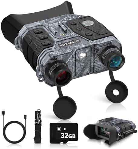 Full color night vision binoculars 48MP