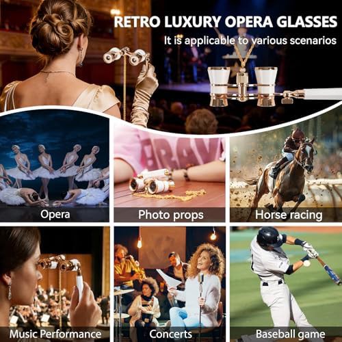 Vintage style concert and opera binoculars — photo 3