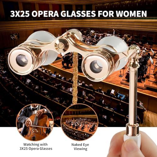 Vintage style concert and opera binoculars — photo 5