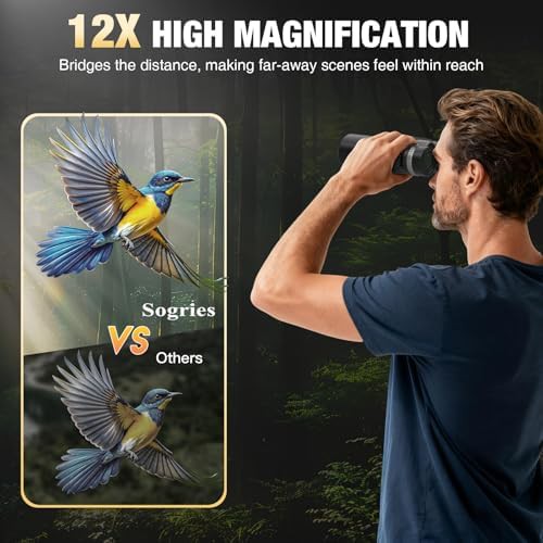 HD binoculars with phone and tripod adapters — photo 4