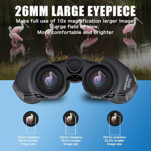 Porro prism black adult binoculars — photo 4