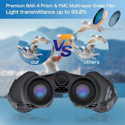 Porro prism black adult binoculars — photo 5