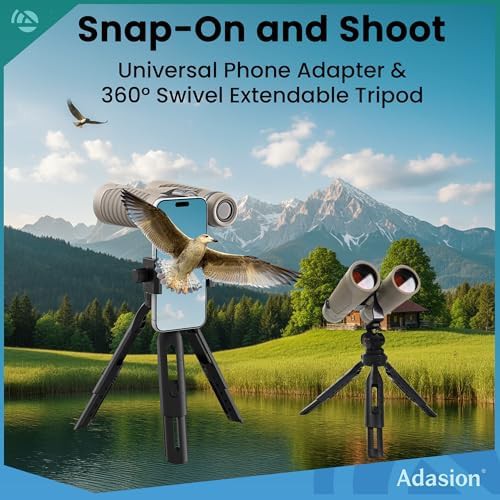 Bird watching binoculars with phone adapter — photo 4